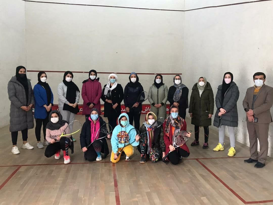 معرفی قهرمانان اسکواش بانوان همدان