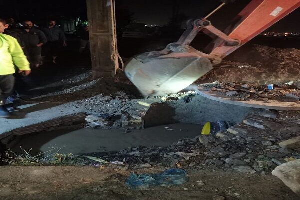 رفع آبگرفتگی در مناطق کم‌برخوردار همدان | لایروبی رودخانه ها آبگرفتگی ها را کاهش داد