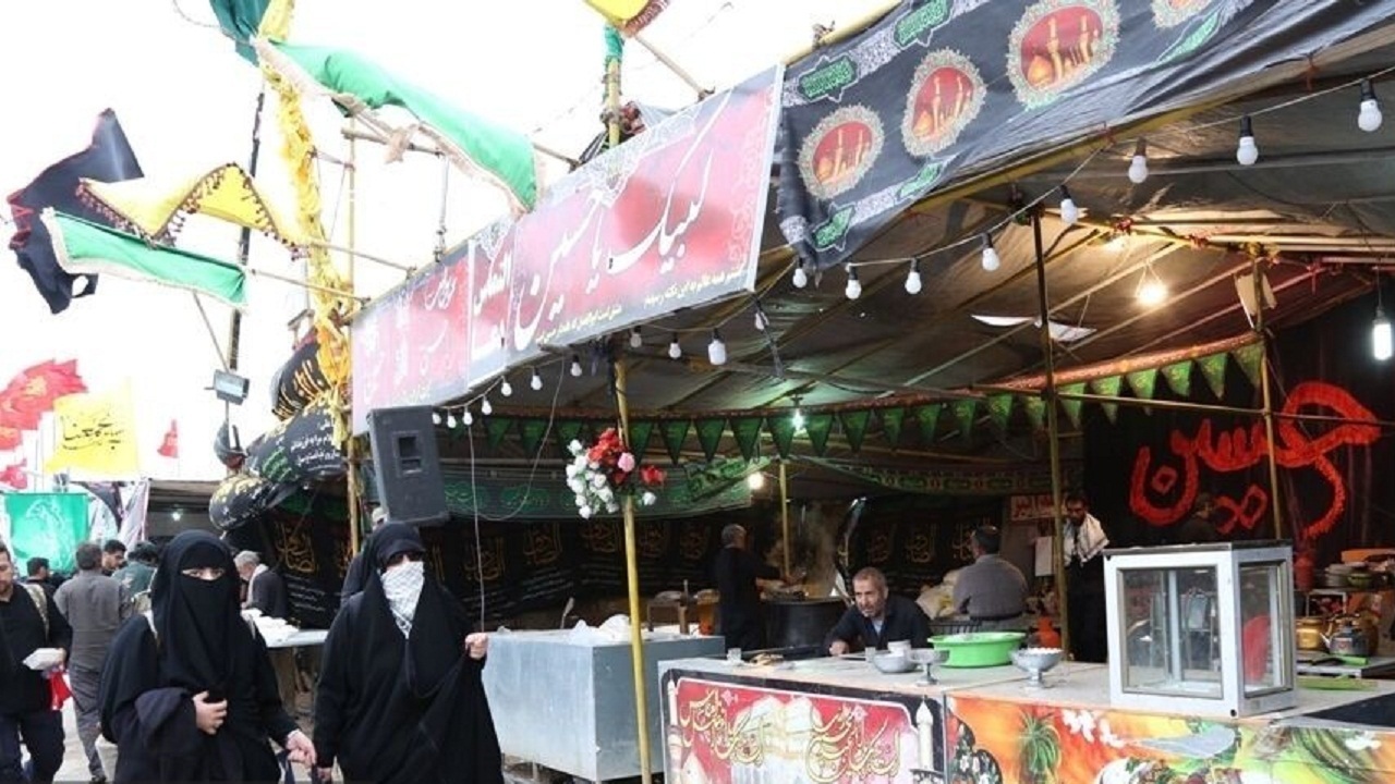 مستقر شدن ۲۲ موکب از استان همدان در ایام اربعین حسینی در عراق