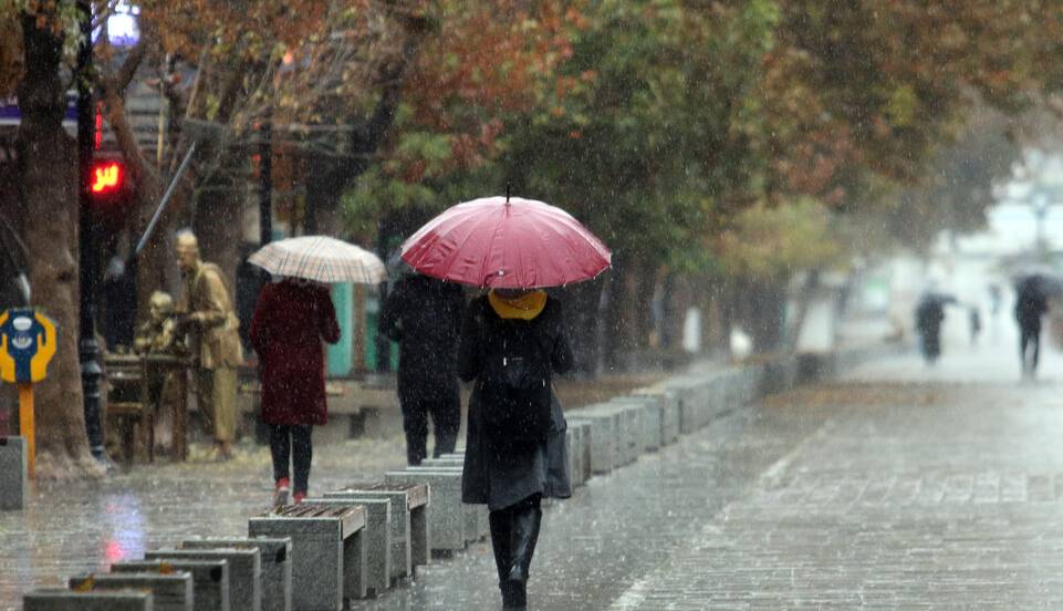 سامانه بارشی وارد استان همدان می‌شود